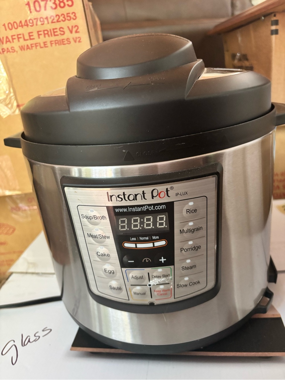 Instant Pot IP-LUX Electric Pressure Cooker - Black and Stainless
